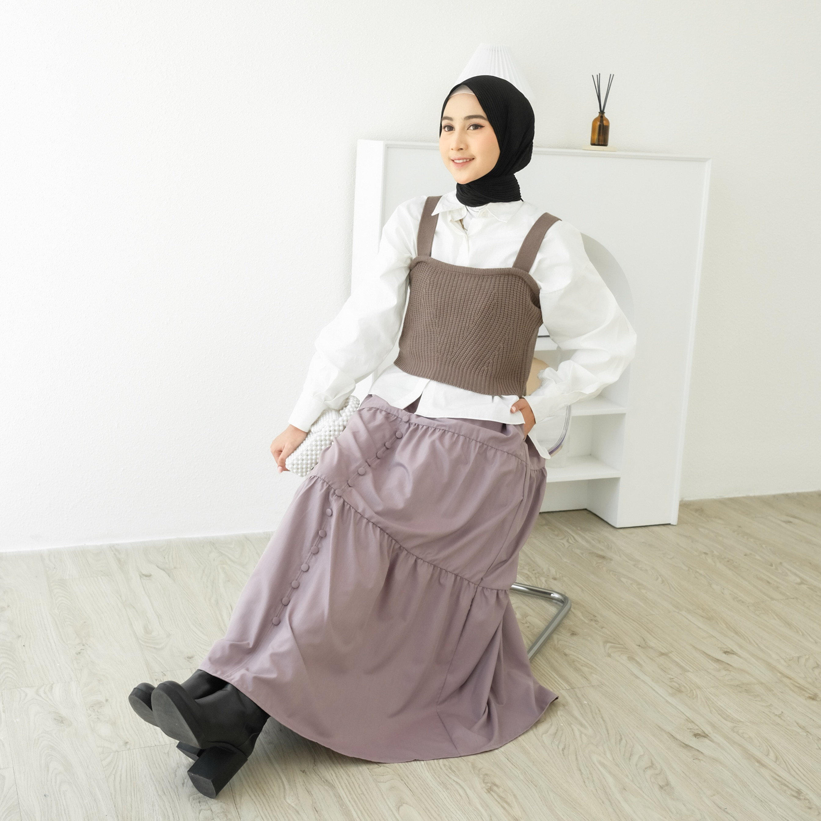 ARUMI SKIRT LILAC