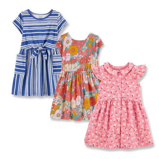 Image of Dress Printed Girl Carters 