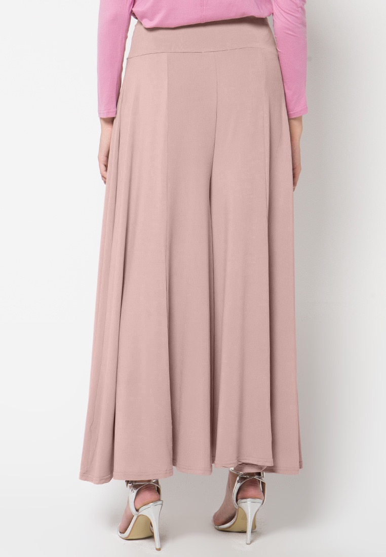 Culottes Jersey Pants - Celana Kulot Jumbo Pinggang Full Karet
