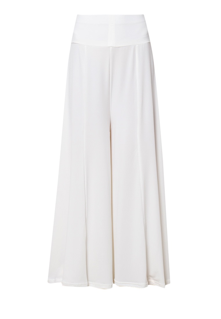 Culottes Jersey Pants - Celana Kulot Jumbo Pinggang Full Karet