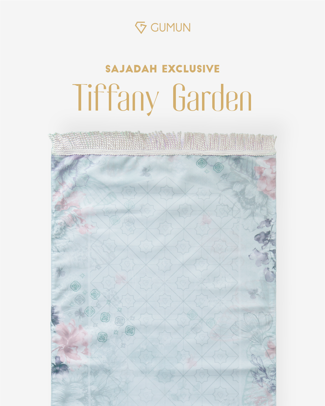 Sajadah Travel Premium - Sajadah Exclusive Tiffany Garden