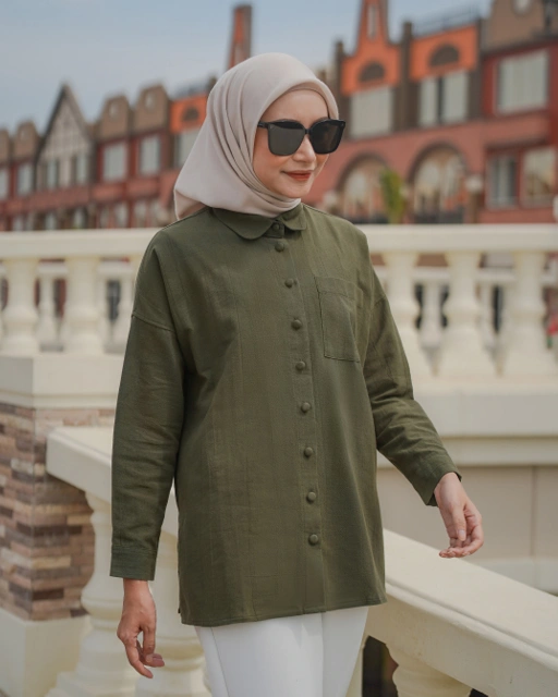 Image of FREA TOP - OLIVE