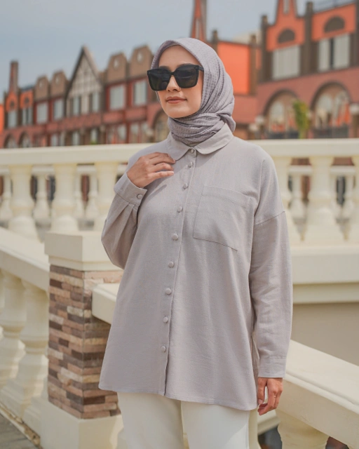 Image of FREA TOP - GREY