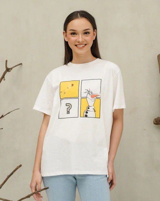 Image of FROZEN SAMANTHA T-SHIRT - BROKENWHITE