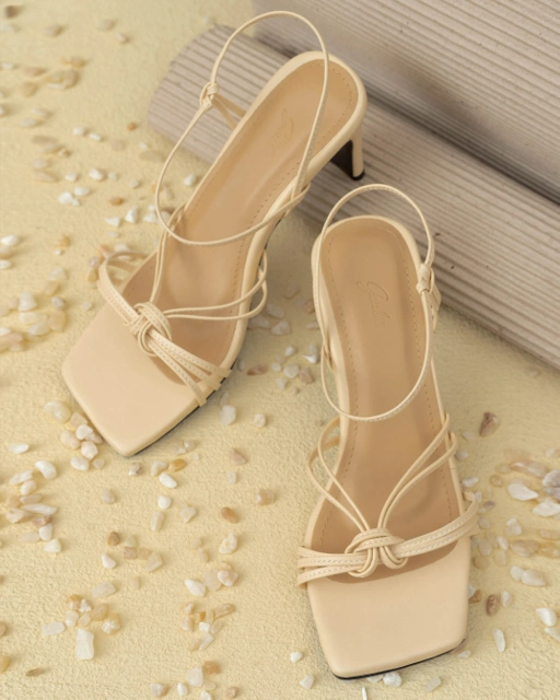Image of CAMILLE HEELS - BEIGE