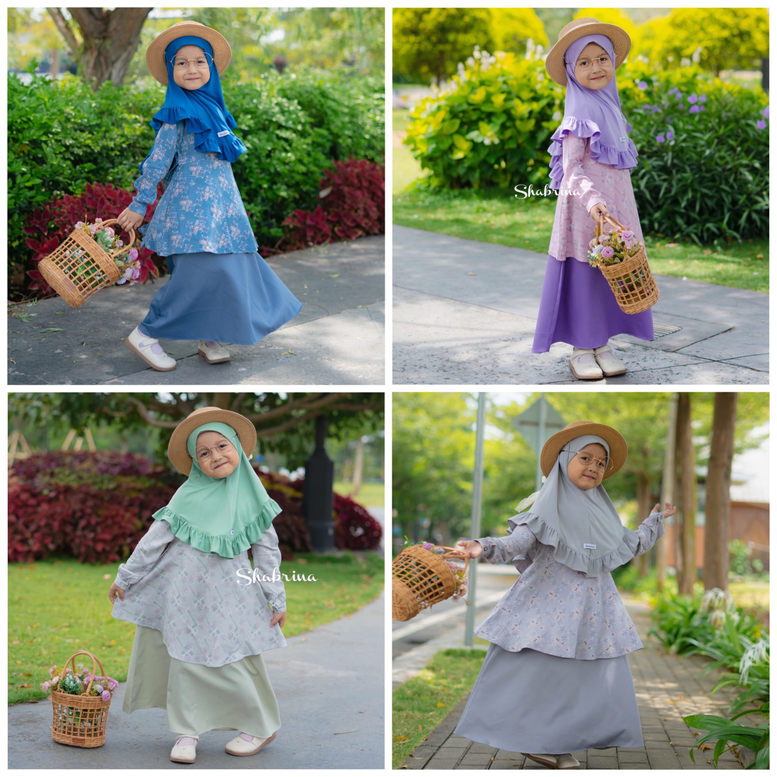 Zaina Series Gamis Anak (sz XS, S, M dan L) by Shabrina