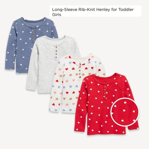 Image of Oldnavy Kaos Rib Lengan Panjang Toddler