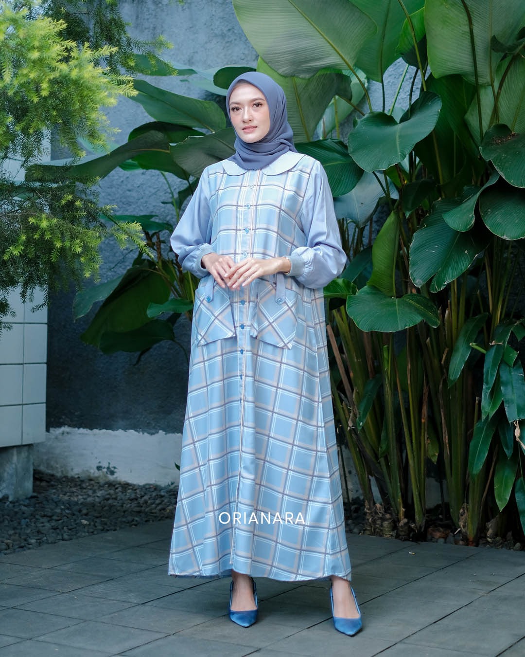 Bridgit Dress - Sky Blue