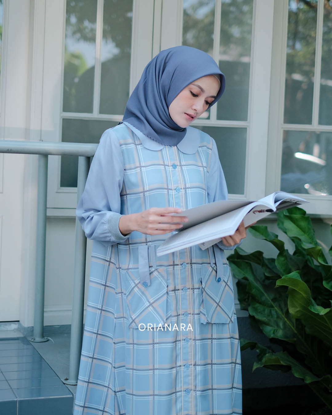 Bridgit Dress - Sky Blue