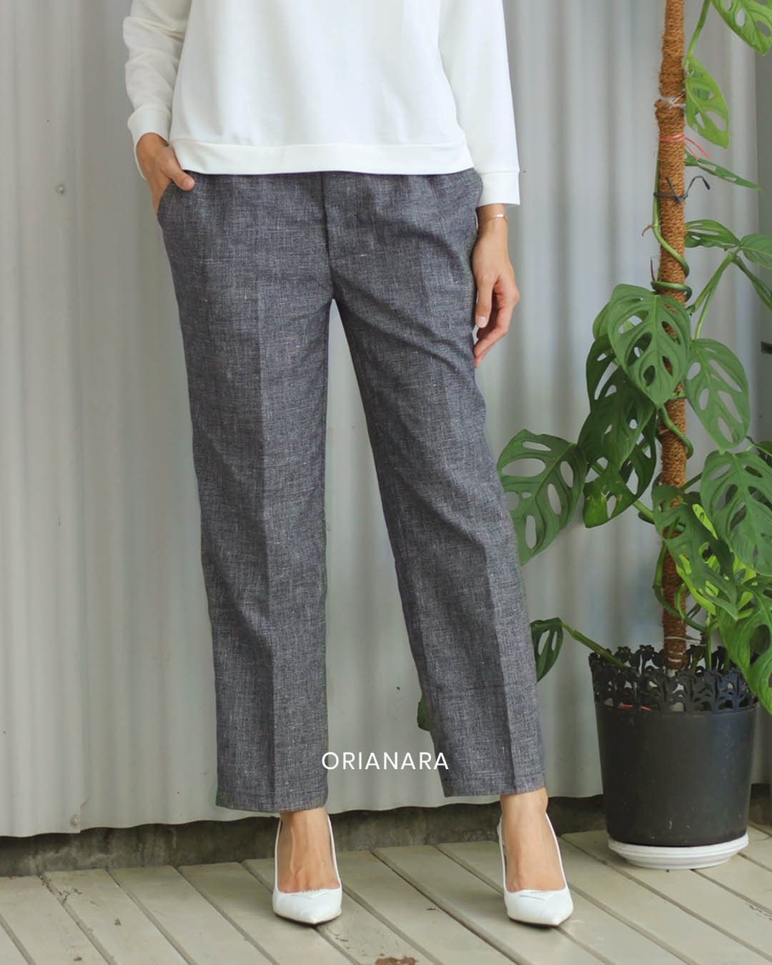 Katarina Pants - Glen Black