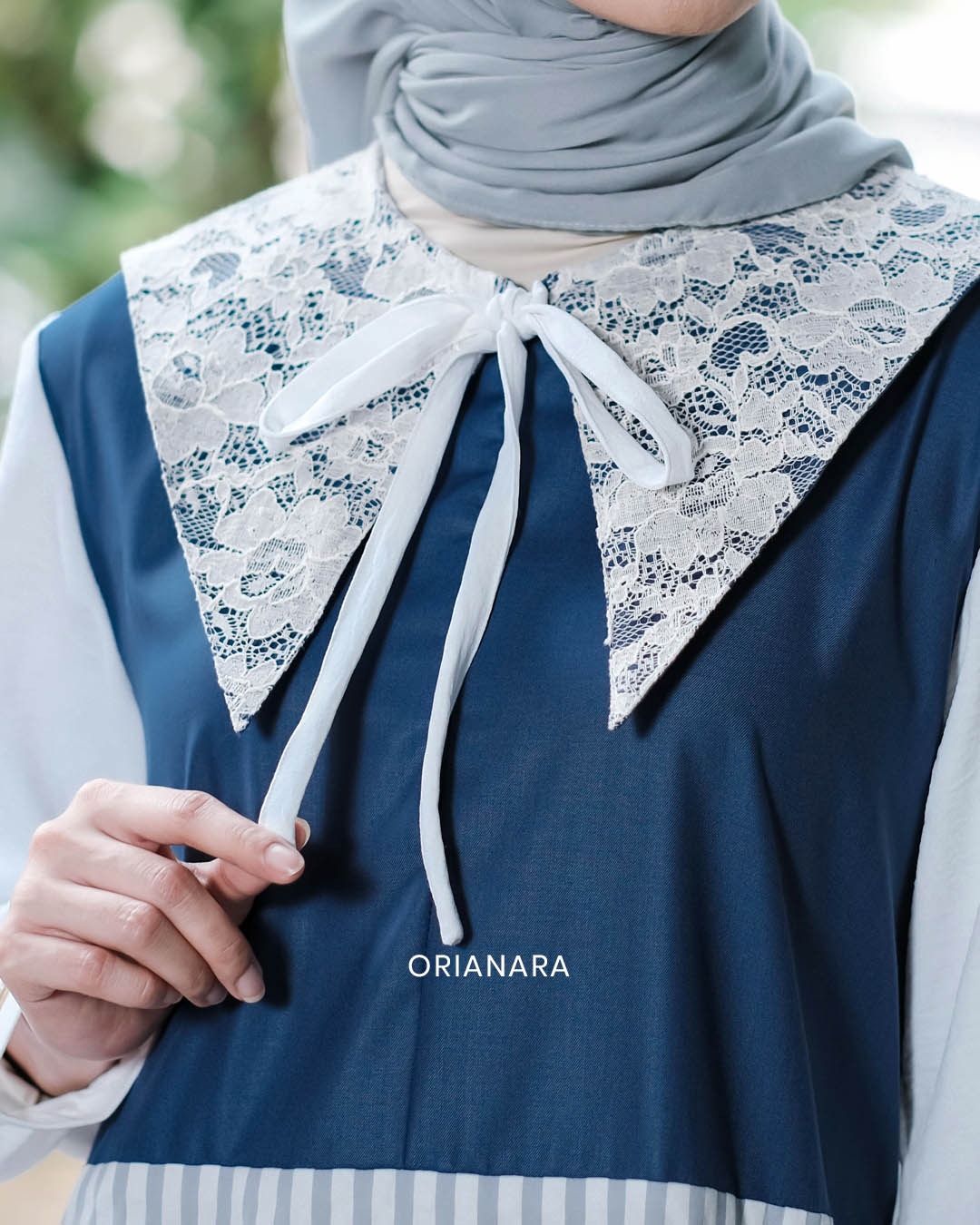 Rue Dress Blue Stripes