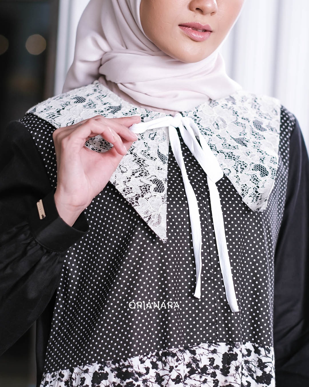 Rue Dress - Flower Black