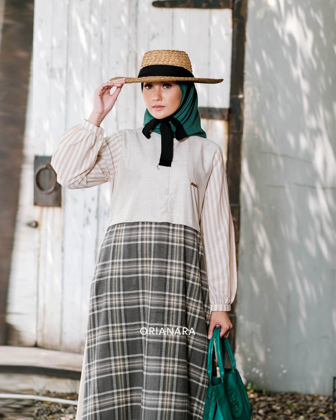 Yezi Dress - Green Fern