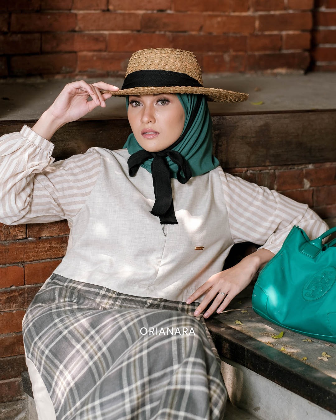 Yezi Dress - Green Fern
