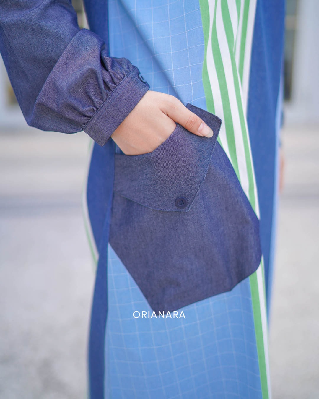 Marcella Dress - Blue Denim
