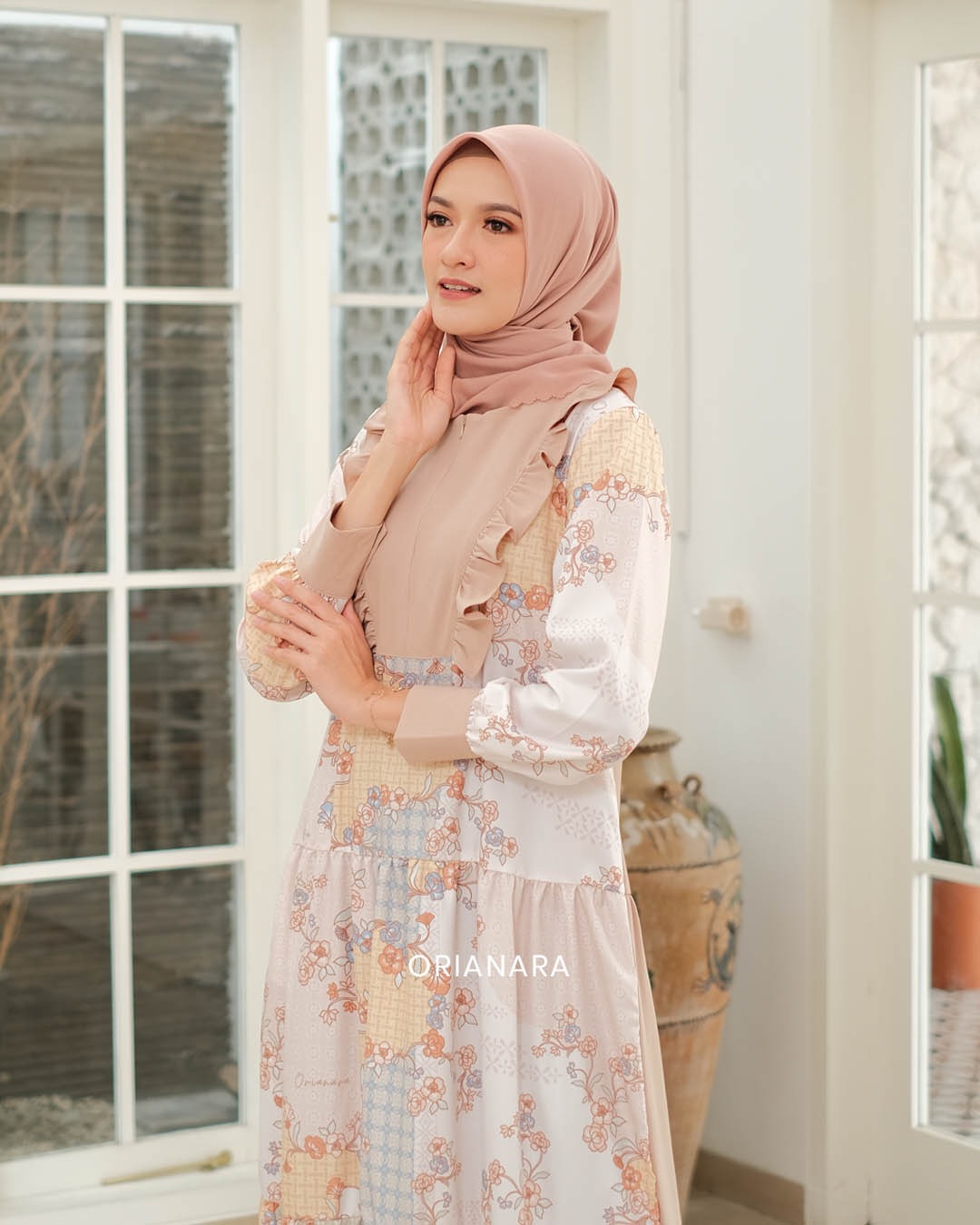 GANIYA DRESS - CREAM