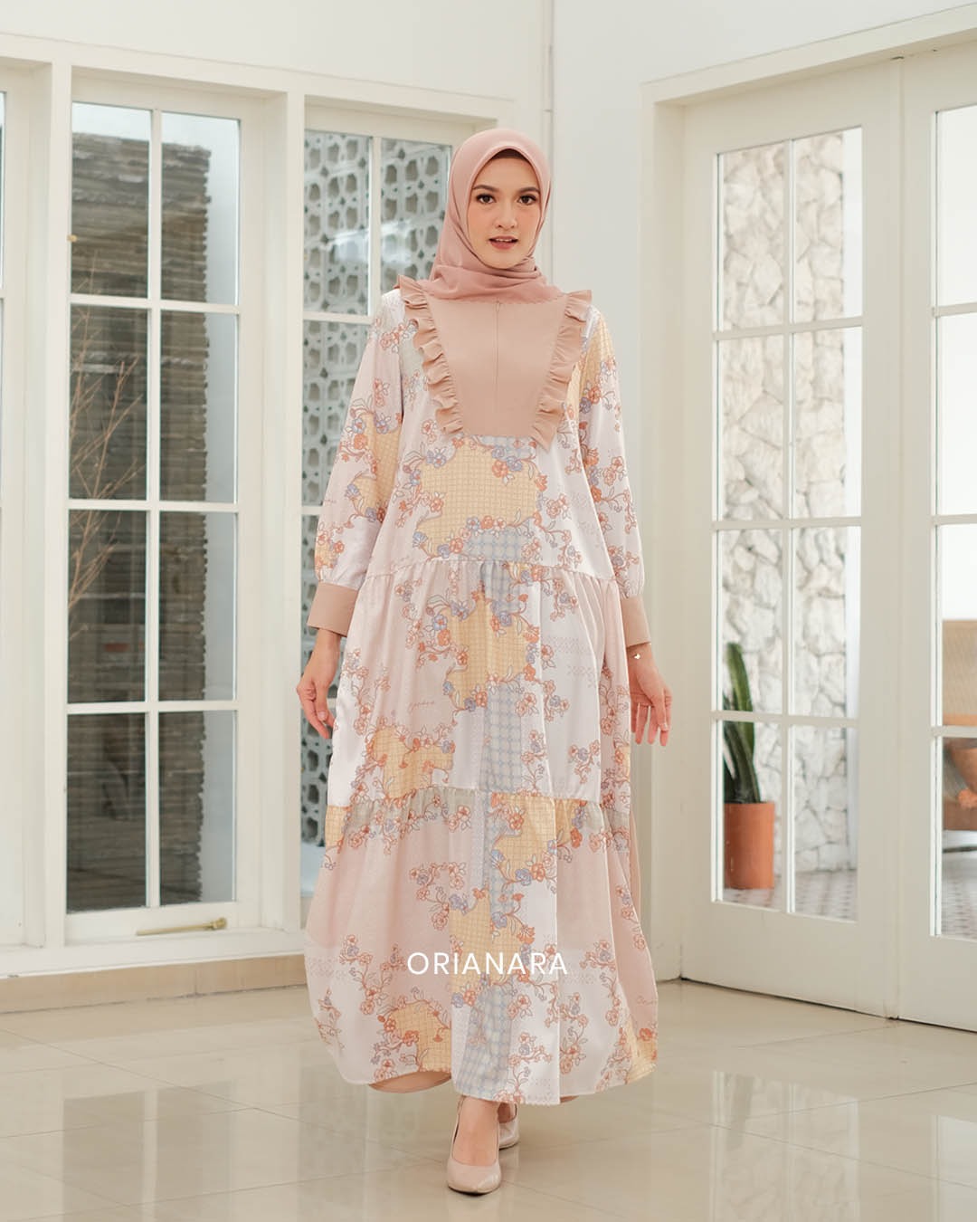 GANIYA DRESS - CREAM