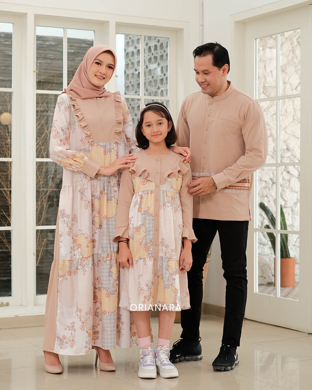 GANIYA MIDI DRESS GIRL - CREAM