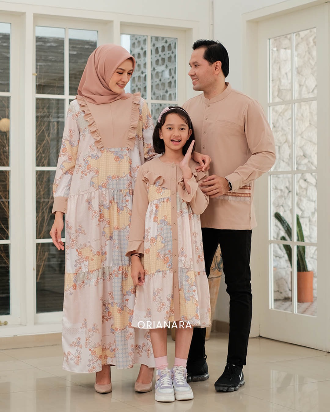GANIYA MIDI DRESS GIRL - CREAM