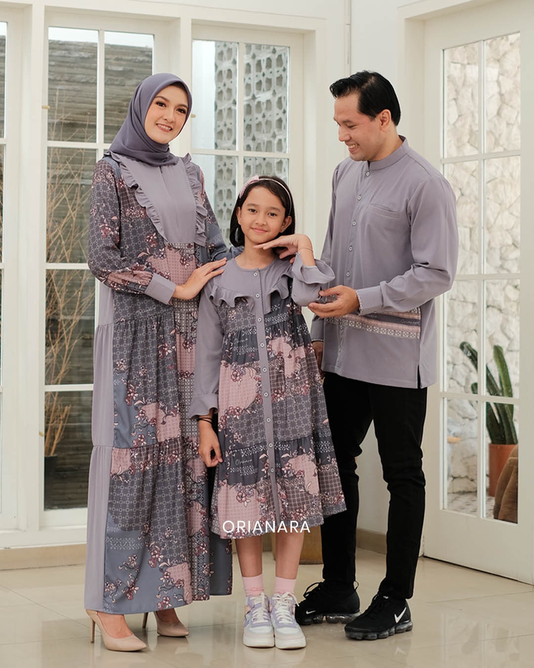 GANIYA MIDI DRESS GIRL - DARKER SEA