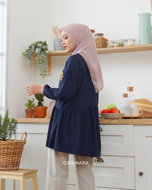Himawari Tunik - Navy