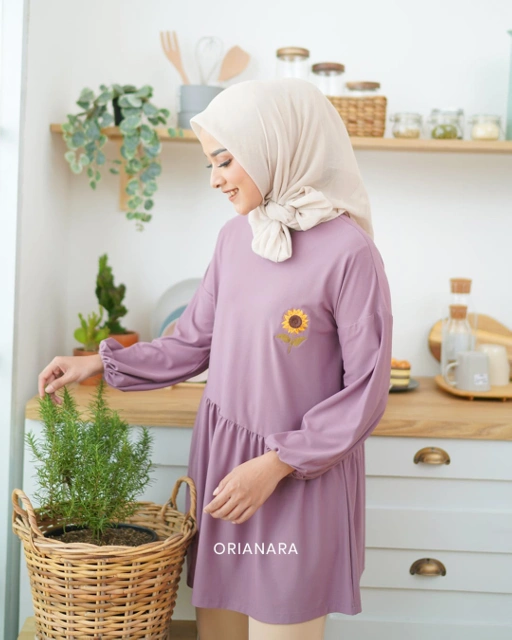 Himawari Tunik - Lavender