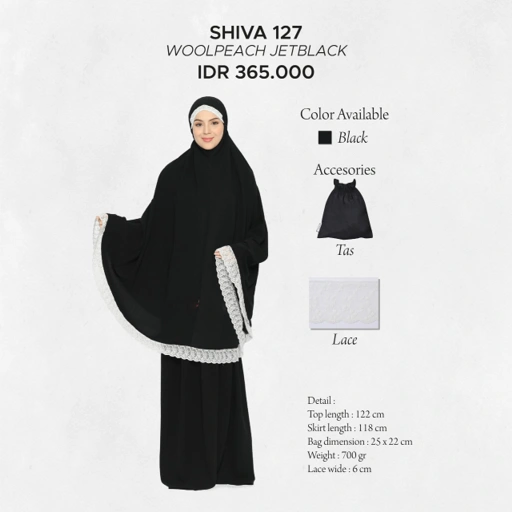 Image of Tatuis Mukena Shiva 127 Black
