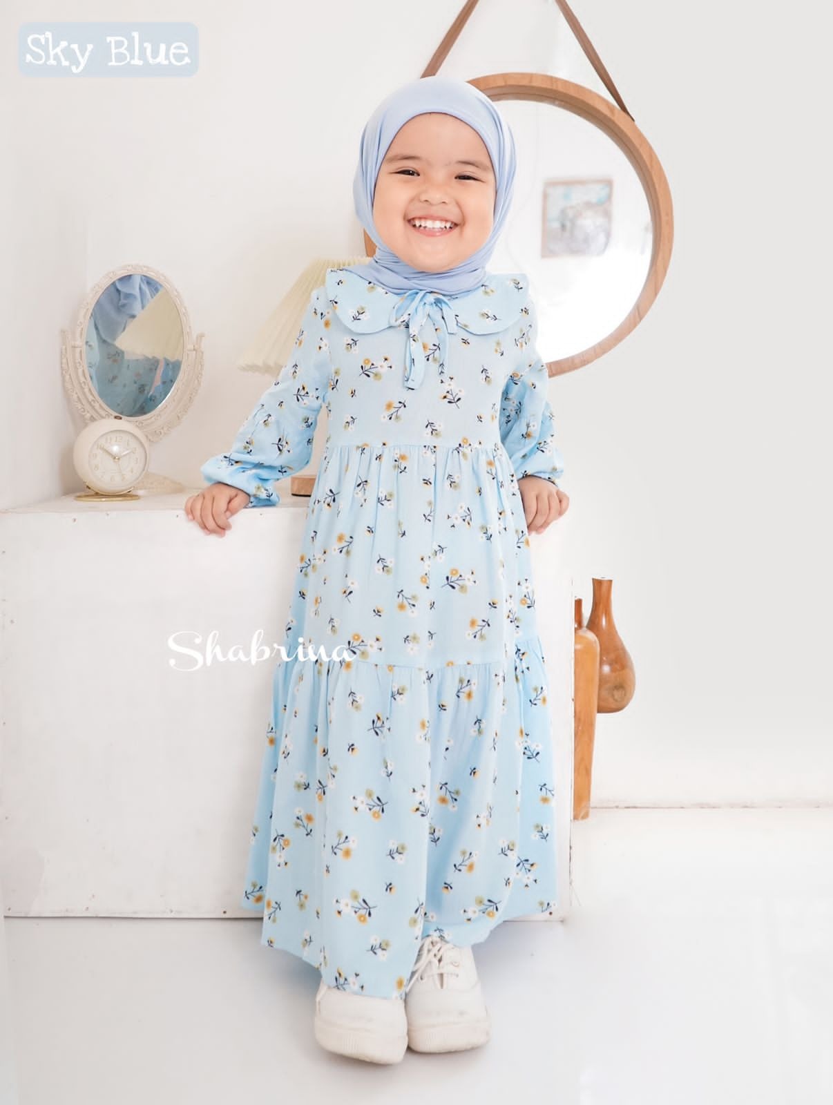 Gamis Rayhanna sz XS,S,M dan L by Shabrina