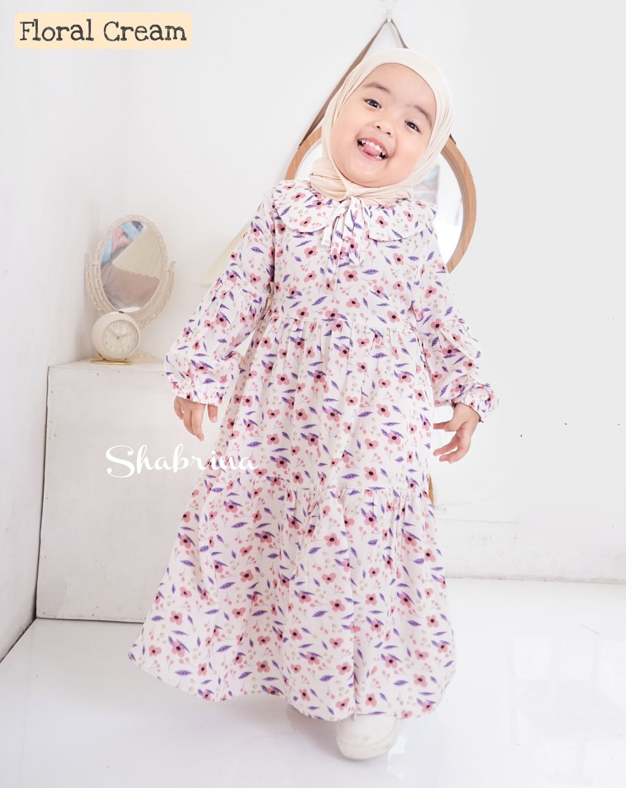 Gamis Rayhanna sz XS,S,M dan L by Shabrina