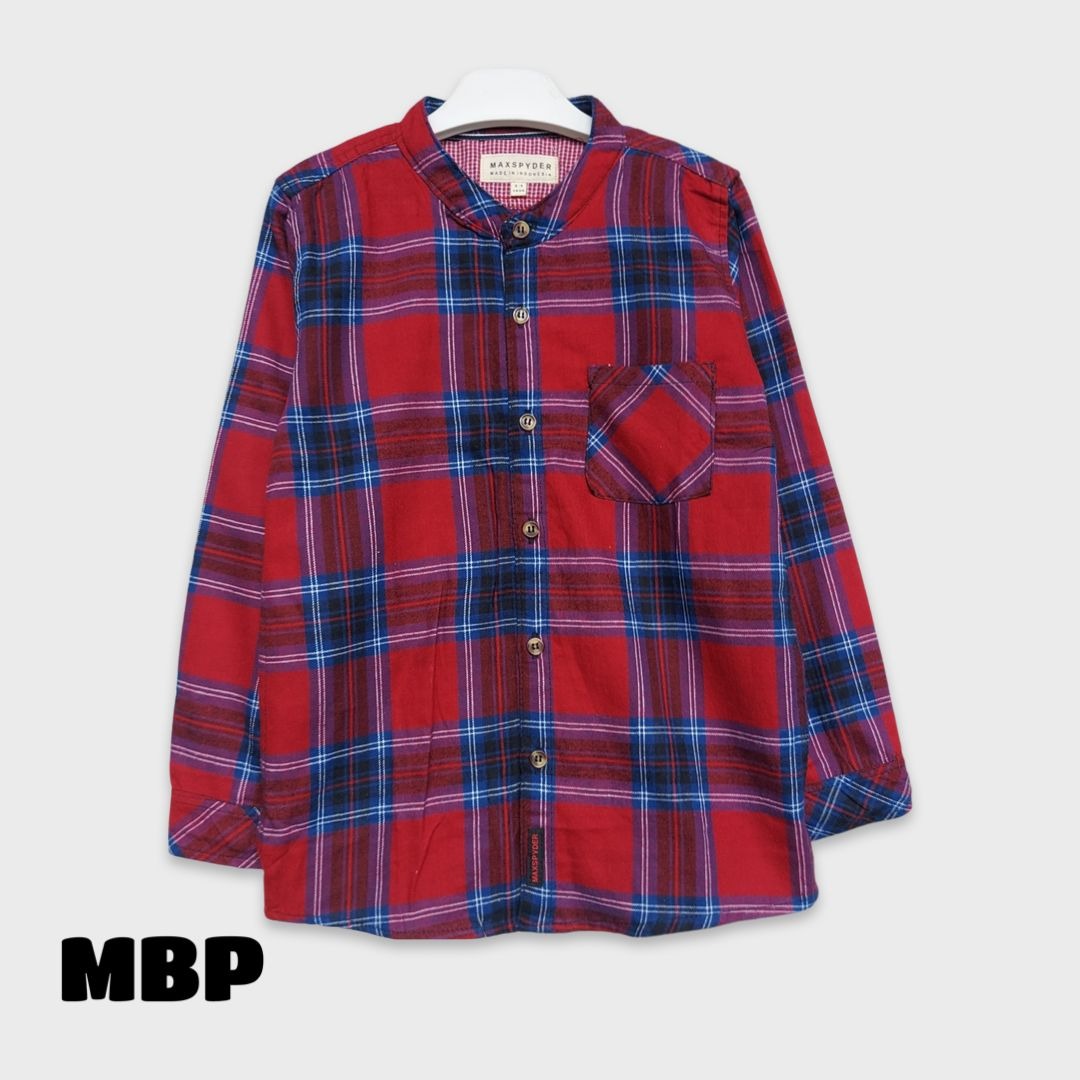 Size 5-6y Kemeja Lengan Panjang Max Spyder