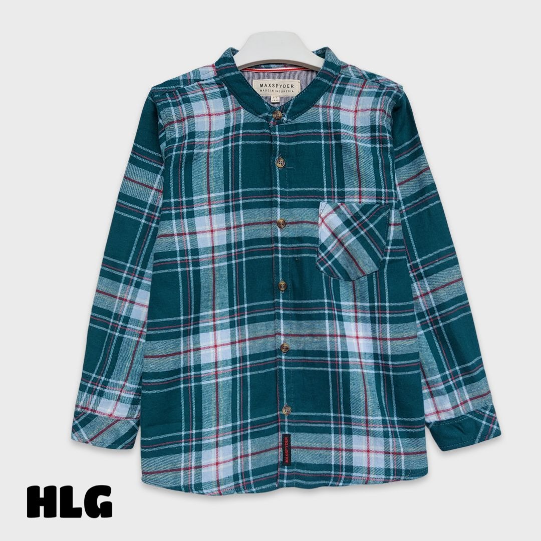 Size 5-6y Kemeja Lengan Panjang Max Spyder