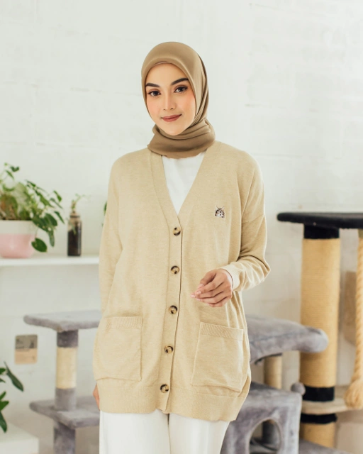 Image of CING CING CARDI - SAND