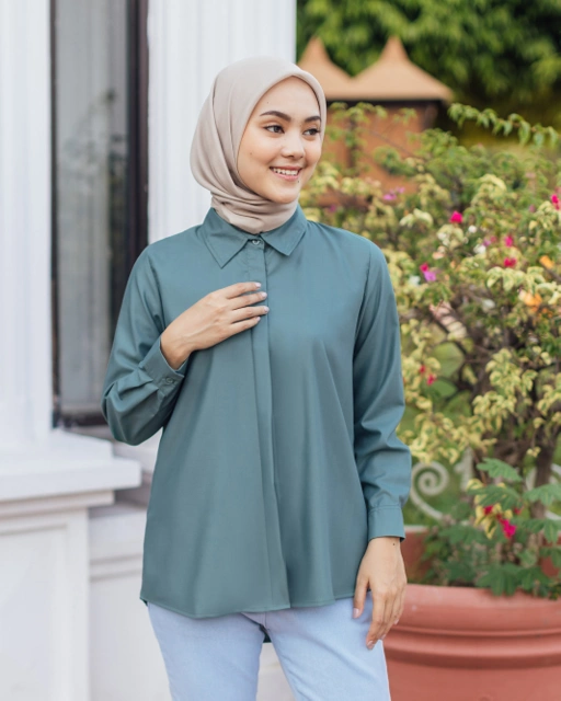 Image of DAILY SHIRT SHADEGREEN