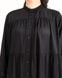 NUNA MIDI DRESS - BLACK
