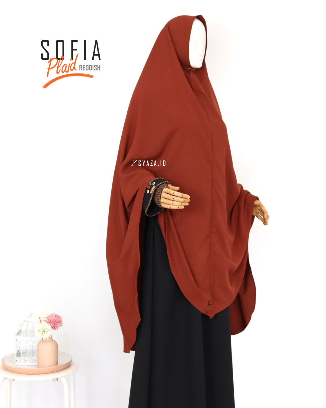 Sofia Plaid Khimar