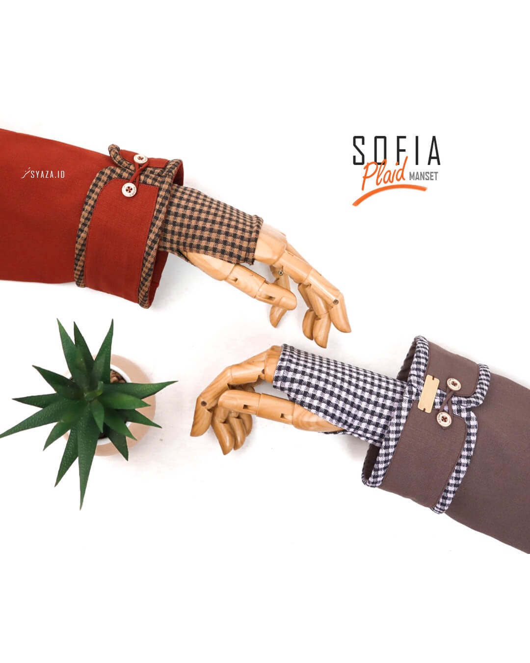 Sofia Plaid Abaya