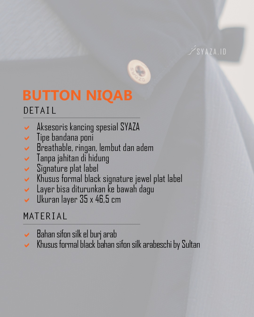 Button Niqab