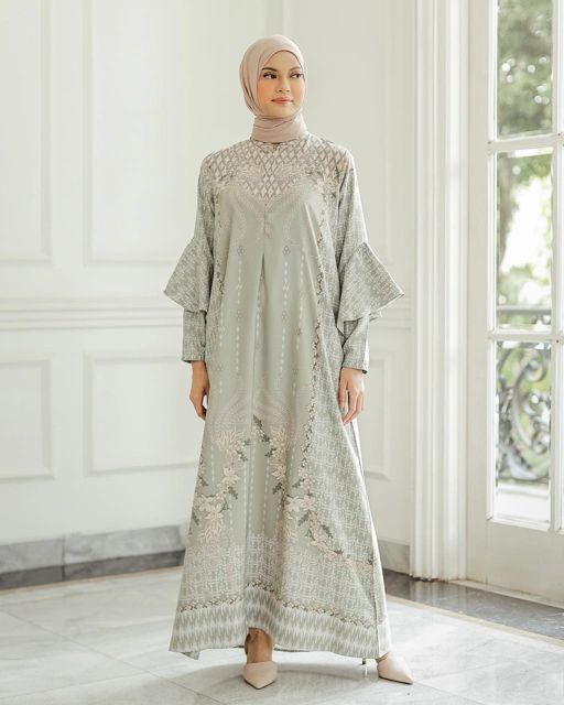 Image of GAUDY DRESS - SAGE