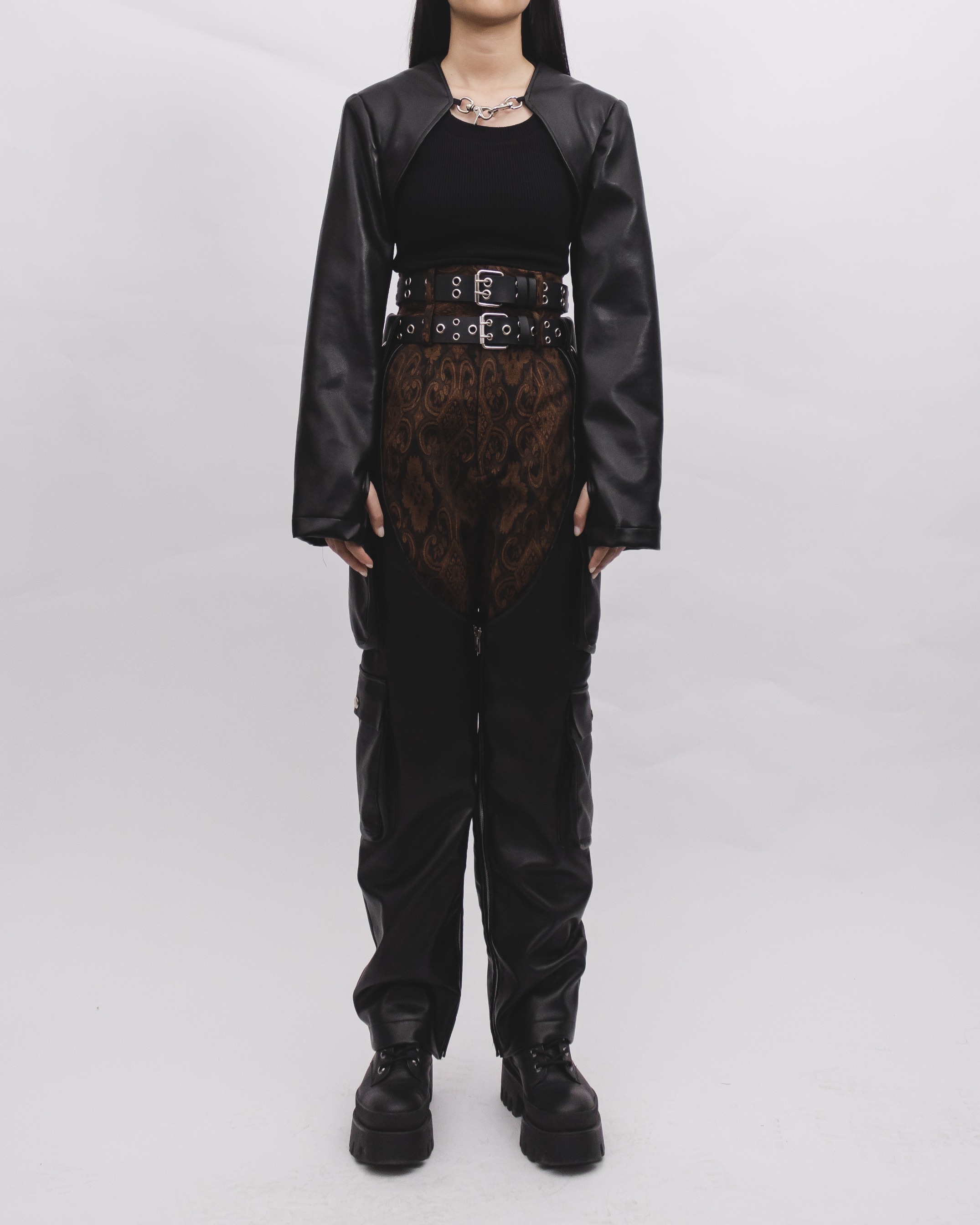 ARMOUR BLAZER SLEEVE - LEATHER