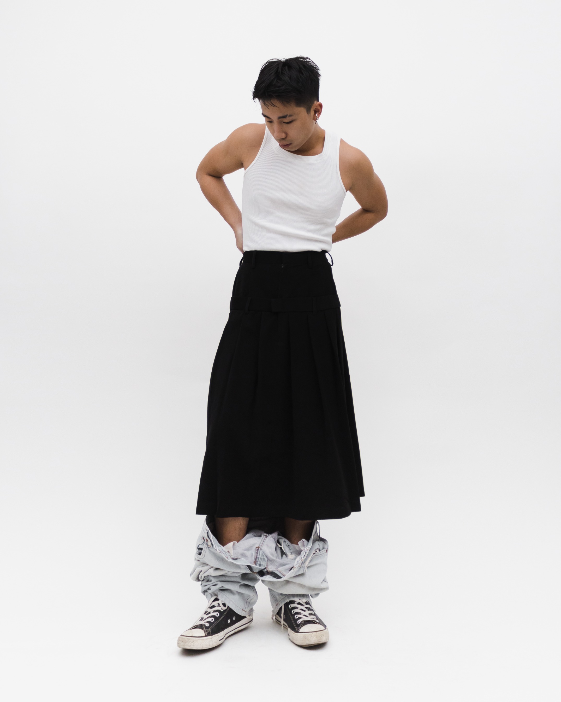 STACKED SKIRT 