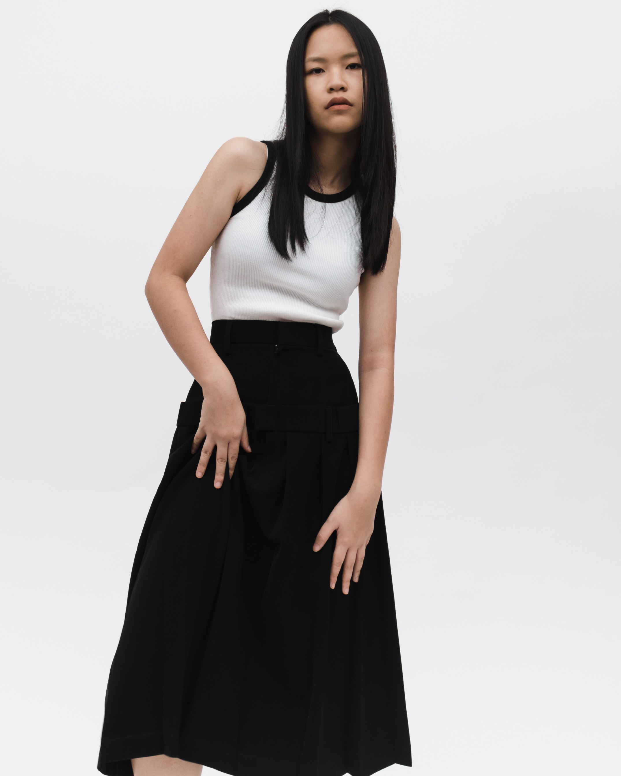 STACKED SKIRT 
