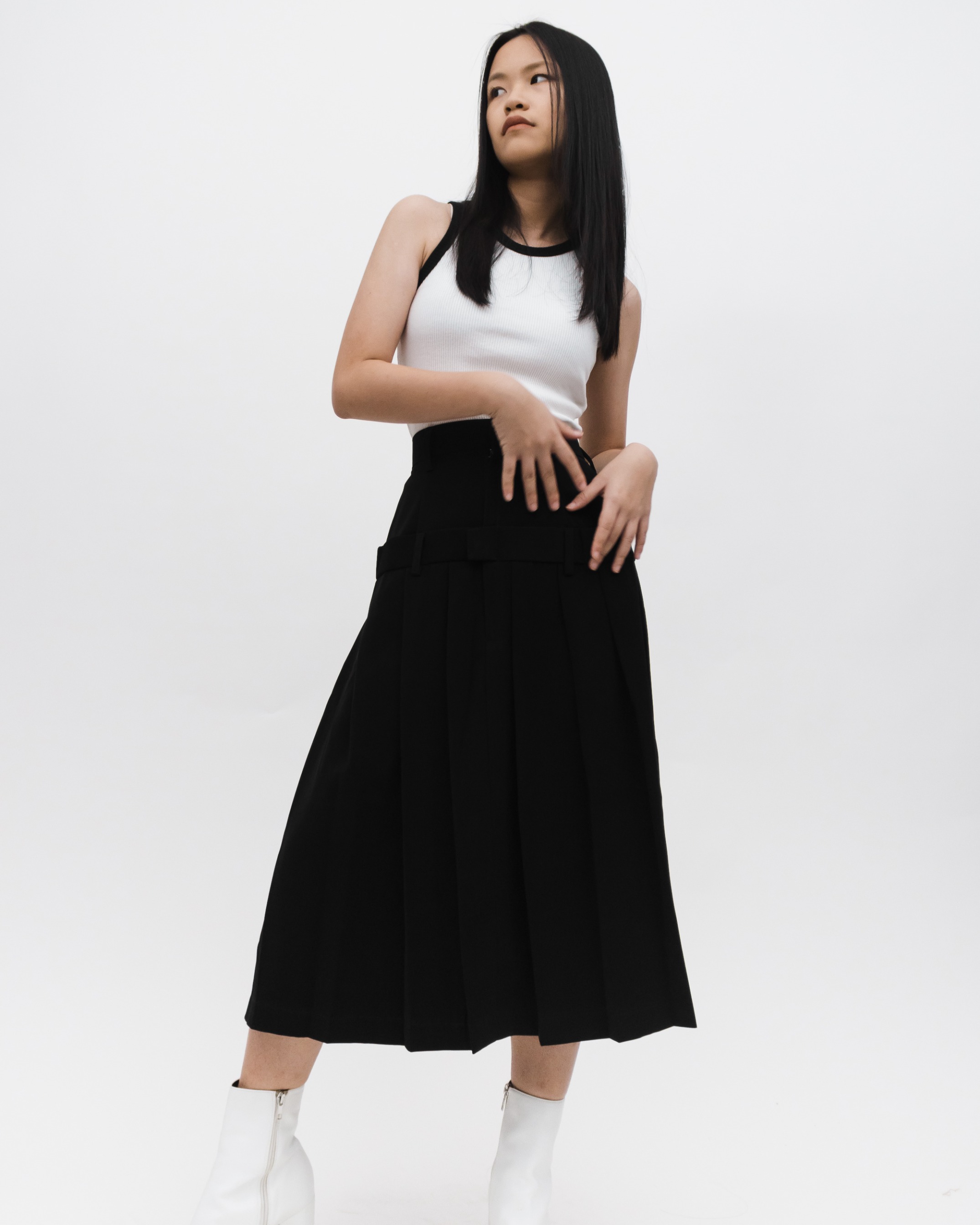STACKED SKIRT 