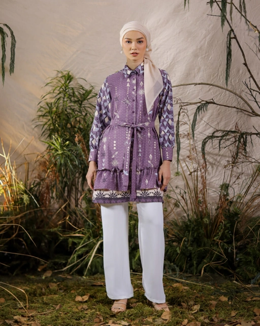 Image of FROZEN TRUE HEART TOP - PURPLE