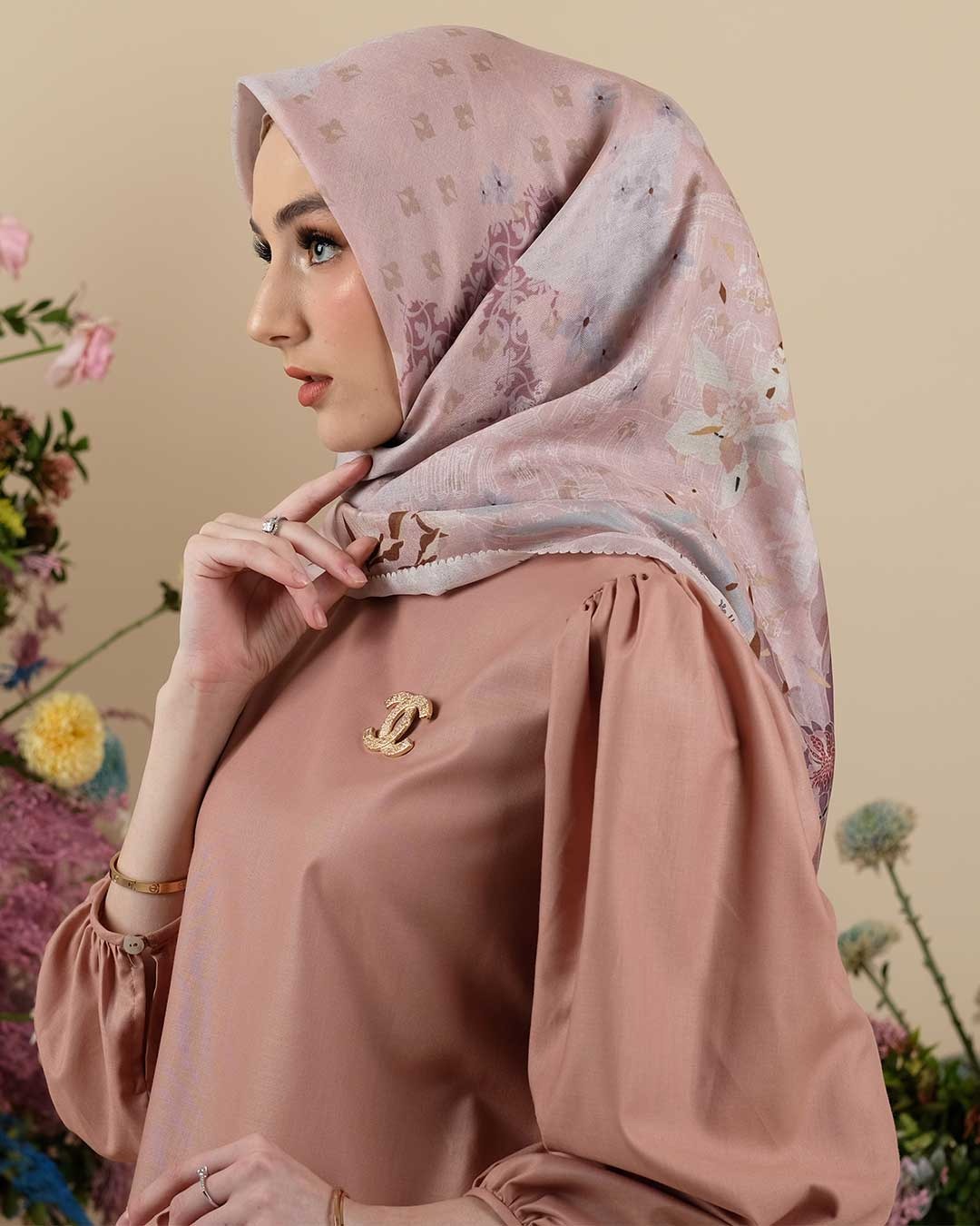Asoka Scarf Rosequartz