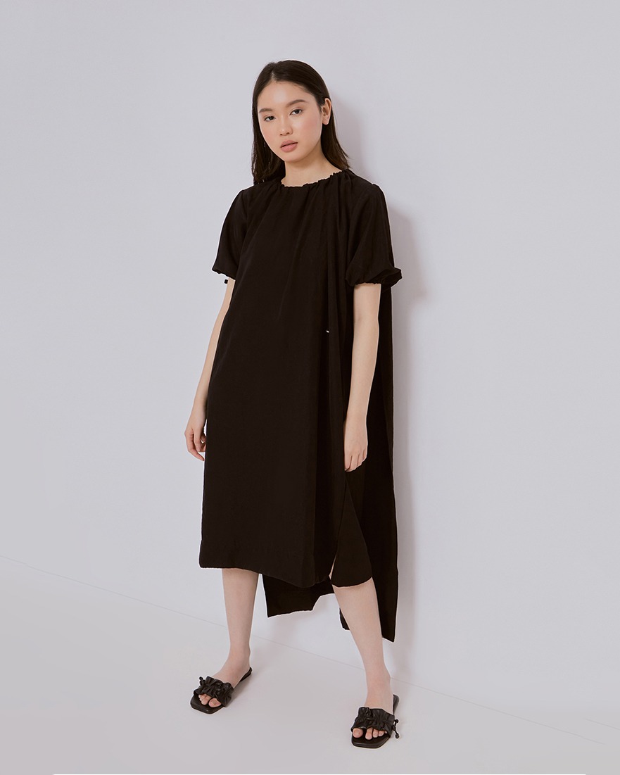 Holey Dress Black