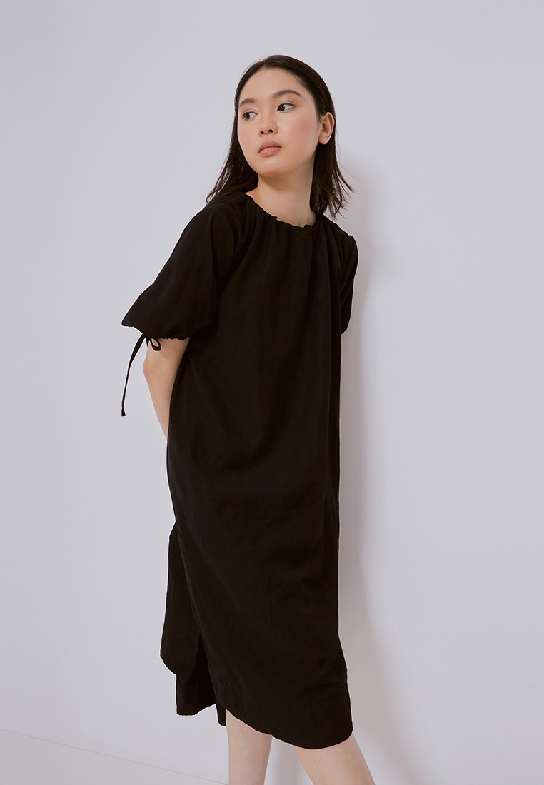 Holey Dress Black