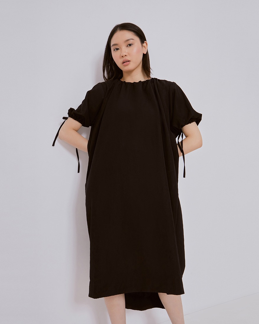 Holey Dress Black