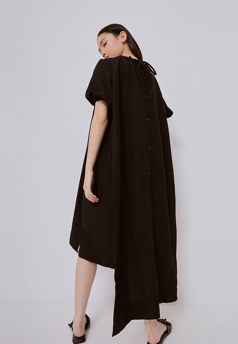Holey Dress Black