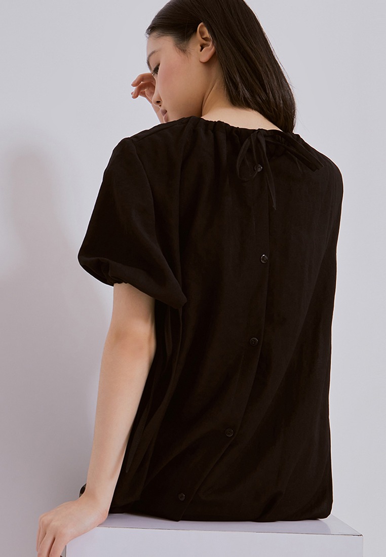Holey Dress Black