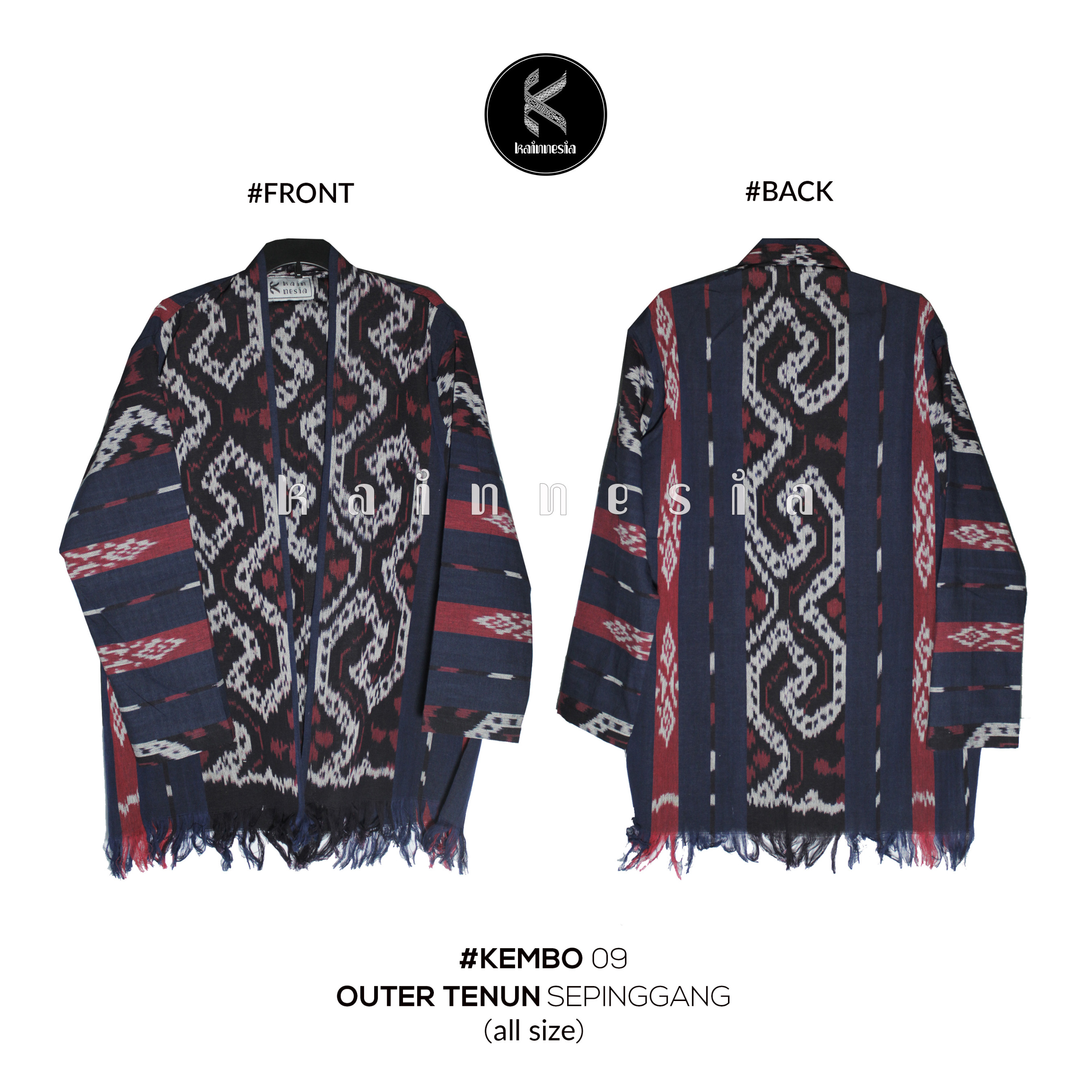 KEMBO - OUTER TENUN - KODE 09 BIRU MERAH